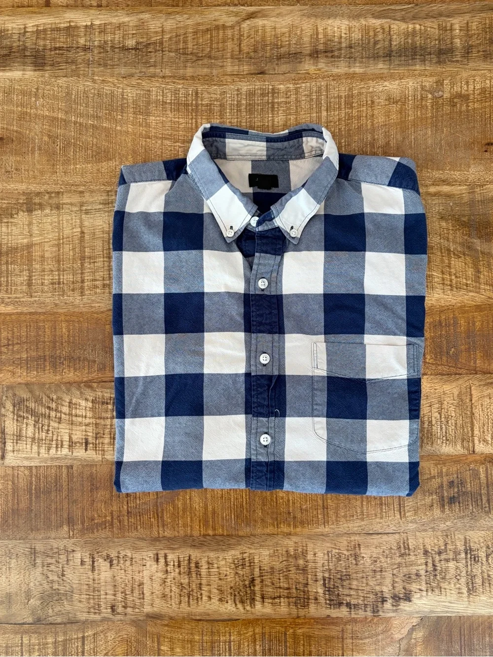 J. Crew Buffalo Plaid Oxford Button Down Shirt
